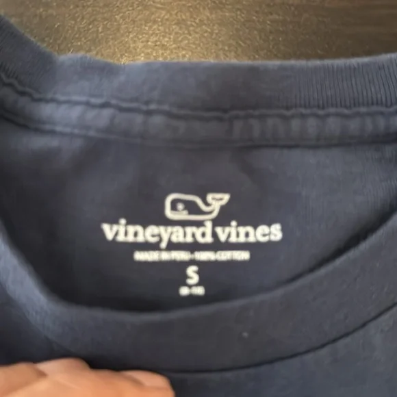 Vineyard Vines Blue Long Sleeve Tee - Picture 3 of 4